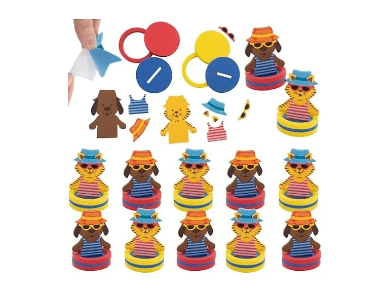 Inner Tube Animal Craft Kit, Makes 12