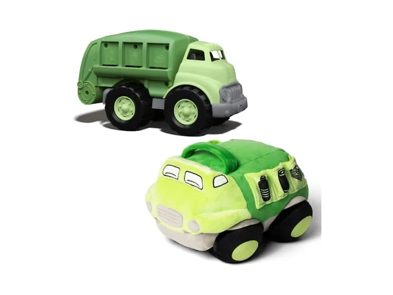 Green Toys Recycle Truck Plush & Recycle Truck Bundle