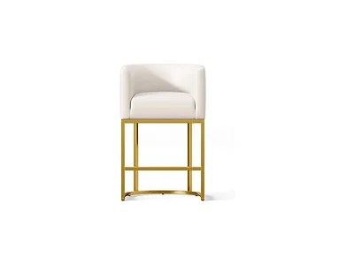 LVHOMLAX B0DKC14K5B Set 1Barstool, Off White Linen (Open Box)