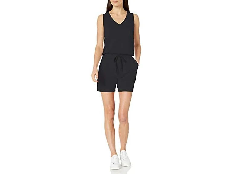 Amazon Essentials Women Studio Terry Fleece Romper