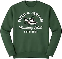 Field & Stream Men's Backstrap Crew Sweatshirt, Duck Hunting Club/Forest, X-Large