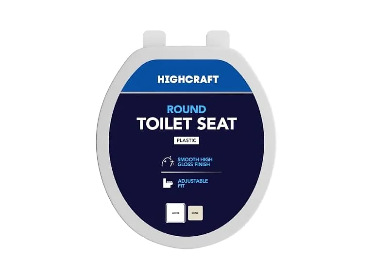 HIGHCRAFT Premium Round Toilet Seat