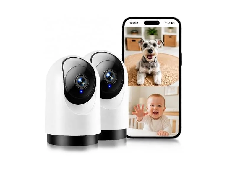 YOTON 2K 360° Indoor Security Camera 2pc