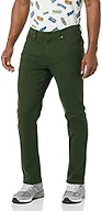 Amazon Essentials Men's 5-Pocket Stretch Twill Jeans-Inspired Casual Pants, Dark Olive, 40W x 29L