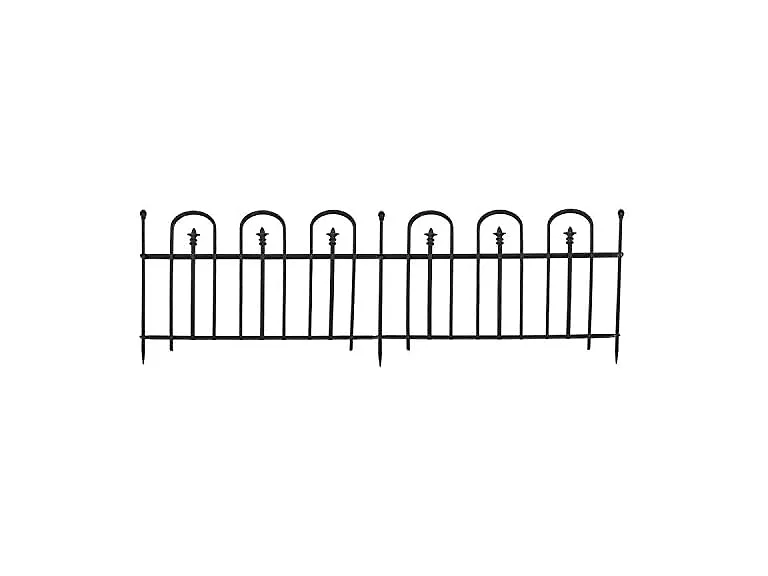 Sunnydaze 6' Decorative Garden Fence, Set of 2
