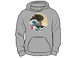 The Great Gojira off Kanagawa