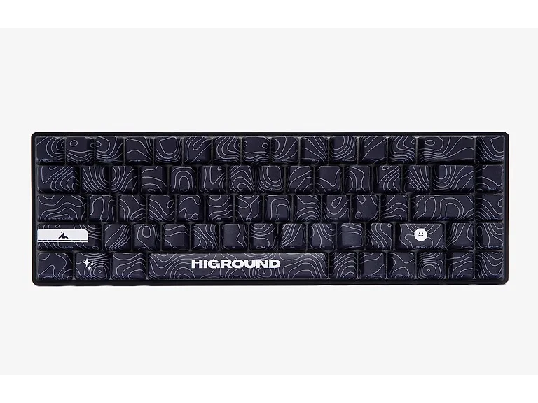 Higround Basecamp 65 Wired Keyboard Black Ice