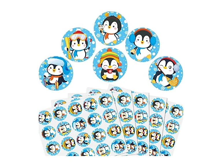 1200 Pcs Penguin Stickers