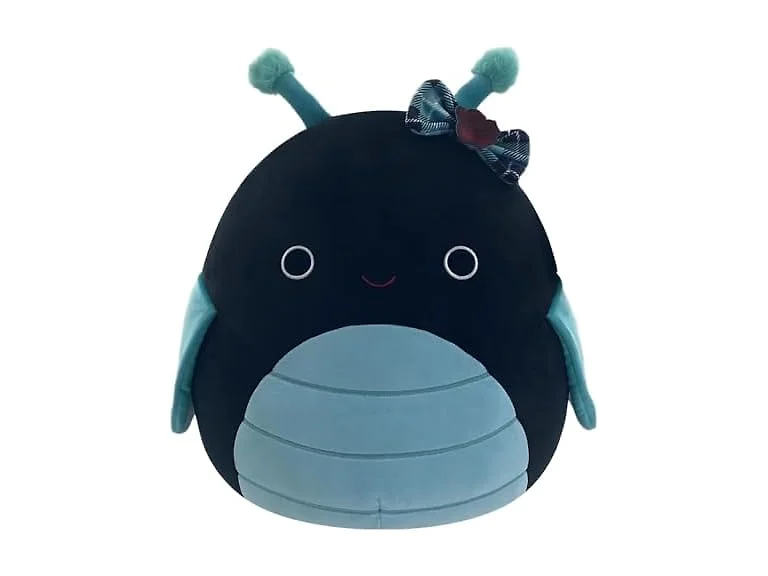 Squishmallows Original 14in Celie The Teal and Black Grasshopper