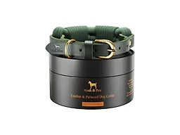 NOAH & PAW CR-LP-GR-M M NOAH & PAW Dog Collar Green
