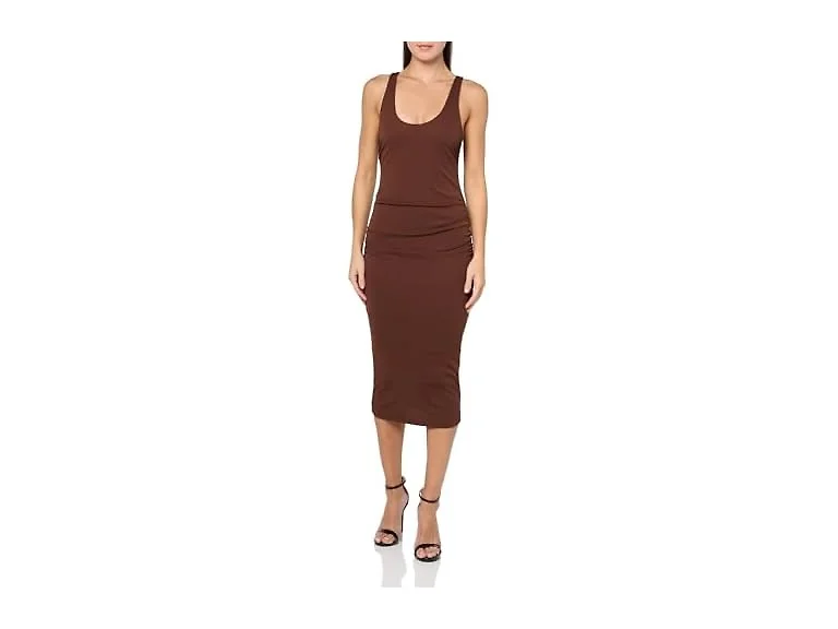 Forever 21 Women (L) Racerback Dress Chocolate