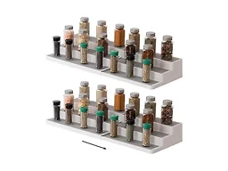 Simplemade DD-CHN-Y3STPX02 WHT 3-Tier Spice Rack Organize