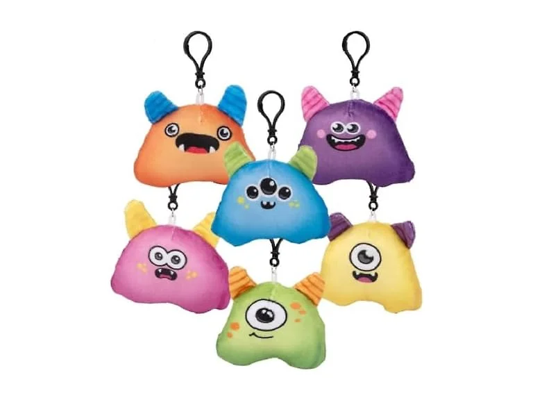 3.5" Monster Plush Clip On