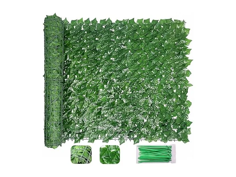Bybeton Artificial Ivy Privacy Fence