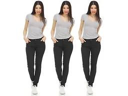 3-Pack Women's Stretch Skinny 5-Pocket Basic Chino Pants