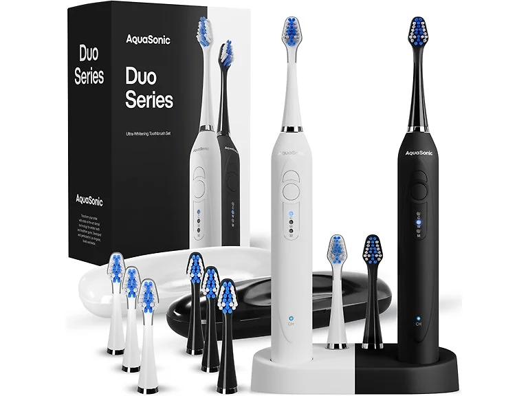 AquaSonic DUO Dual Ultrasonic Toothbrushes