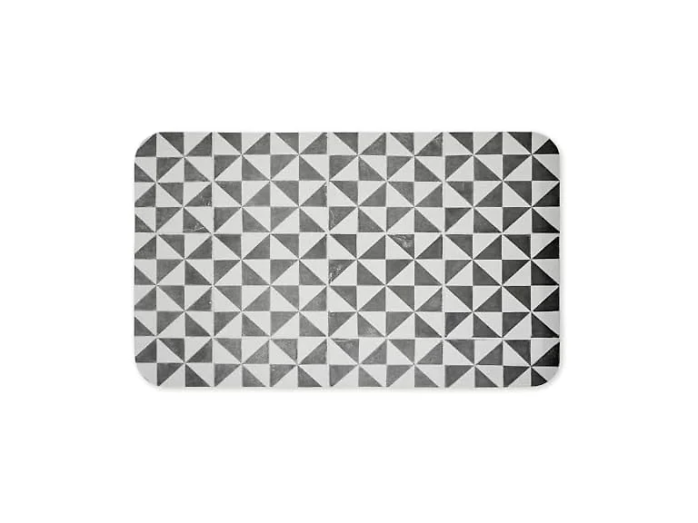 Mediterranean Squares Geometric Anti-Fatigue Floor Mat