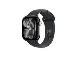 Apple MFC24LW/A Watch S11 Cell 46 Jet Blk/Blk Band S/M J