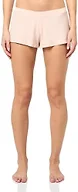 florence by mills Women's Do Not Disturb Cozy Ribbed Modal Sleep Short, Soft Peach, Small