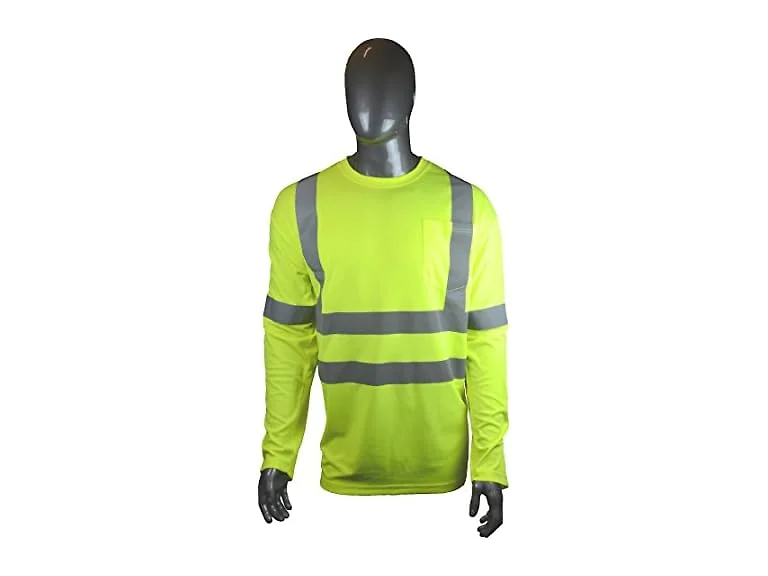 West Chester 47408 Hi-Vis Standard Safety Long Sleeve Shirt