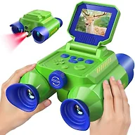 Acoath Binoculars for Kids with Night Vision Camera, Kids Telescope, 10X Optical Zoom, Magic Adventures Telescope Toys Gifts for Age 3, 4, 5, 6, 7, 8, 9, 10+ Years Old Boys Girls