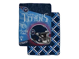 NFL Team Helmet Fleece Blanket - Tennessee Titans