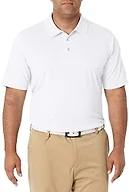 Amazon Essentials Men's Regular-Fit Quick-Dry Golf Polo Shirt - Discontinued Colors, White, Large