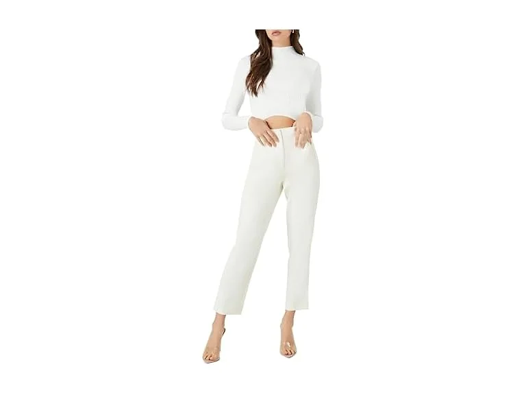Forever 21 (L) Pleated High-rise Pants