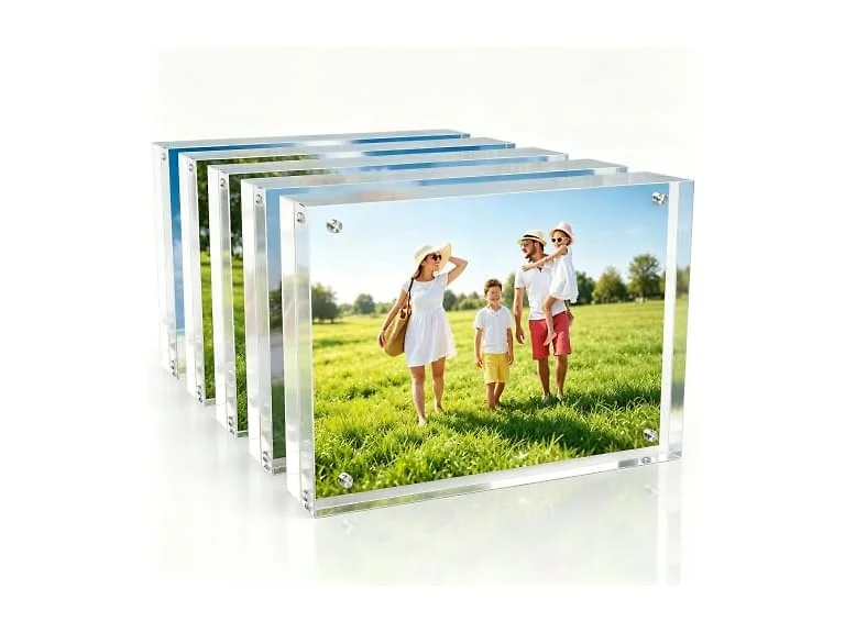 5x7 Inch Acrylic Picture Frame 5 Pack