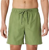 Amazon Essentials Men's Swim Trunks with Mesh Lining, Pockets, Drawstring Closure, Olive, Medium