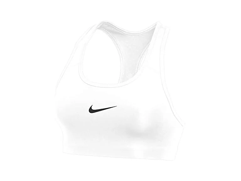 NIKE SWOOSH BRA 2.0- SIZE MEDIUM WHITE