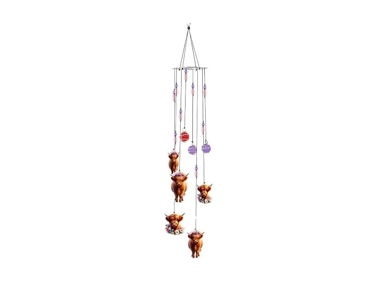 Spoontiques Mini Highland Cow Wind Chime