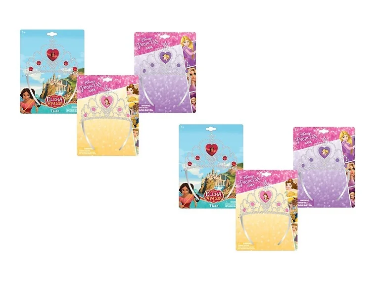 Disney's Kids Princess Crowns Set of 6