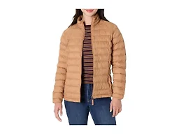 Amazon Essentials Women's Lightweight Long-Sleeve Water-Resistant Packable Puffer Jacket (Available in Plus Size), Light Brown, Small