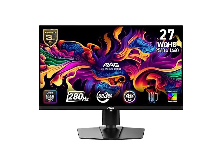 MSI 27" QHD Monitor | MAG 271QP QD-OLED X28