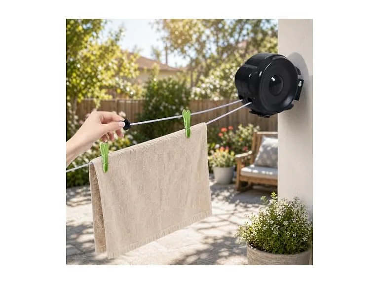 SUPTINWEAR Retractable Clothesline Dual