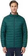 Amazon Essentials Men's Lightweight Water-Resistant Packable Puffer Jacket, Dark Teal Green, XX-Large
