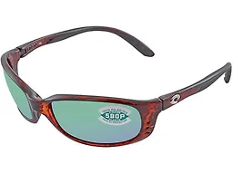 Costa Del Mar 0BR10 OGMP 1.50 58-19-127 Costa Del Mar Brine Polarized Sunglasses Shiny Tortoise/Green Mirror 580P