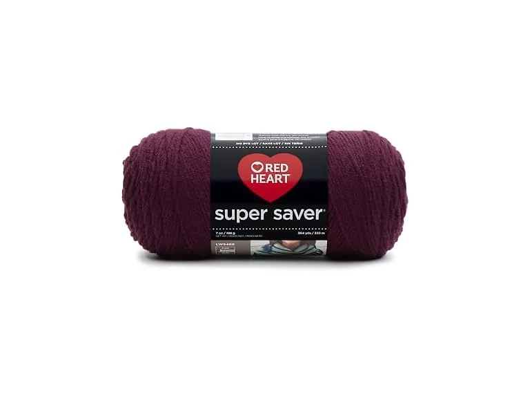 Red Heart Super Saver Yarn - Claret