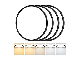 GoBright B0F7X65S6X 4 Pack LED Ceiling Light Fixtu