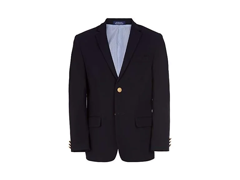 IZOD Boys Brass Button Blazer Jacket