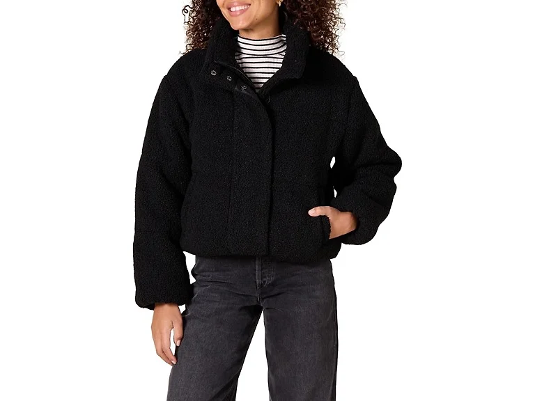 Amazon Essentials Women (XXL) Crop Boucle Jacket