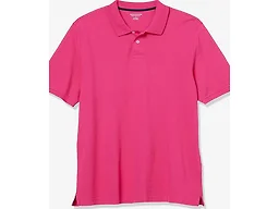 Amazon Essentials Men's Regular-Fit Cotton Pique Polo Shirt (Available in Big & Tall), Hot Pink, X-Large