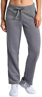 HEAD Women’s Straight Leg Pant, Relaxed Fit, Midweight Fleece Material, Quietshade, Medium