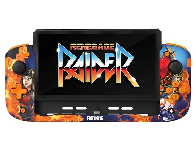 CRKD Nitro Deck+ Handheld Pro Controller for Nintendo Switch (Renegade Raider Fortnite Edition)