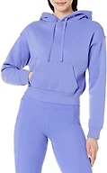 Amazon Essentials Women's Crop Pullover Hoodie Sweatshirt with Kangaroo Pocket (Available in Plus Size), Purple Blue, 6X