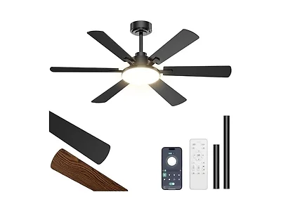 Eterfun 52in Ceiling Fan with Lights (Open Box)