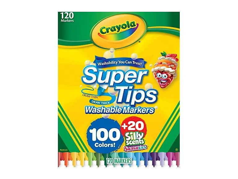 Crayola Super Tips & Silly Scents Washable Marker Set
