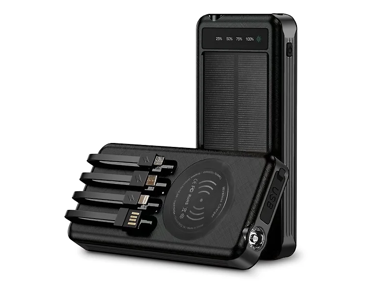 Outdoor Solar Portable 10000mAh Power Bank