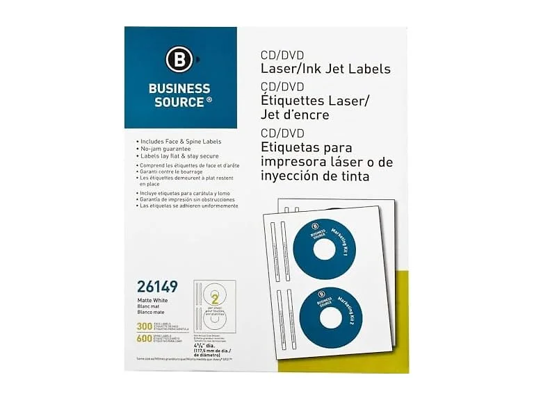 Business Source Business Source Laser/Inkjet CD/DVD